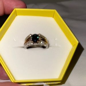 Sales two tone engagement ring
